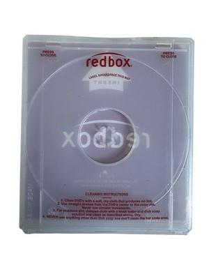 Original Redbox DVD Replacement Case Empty Hard Plastic Sleeve Red