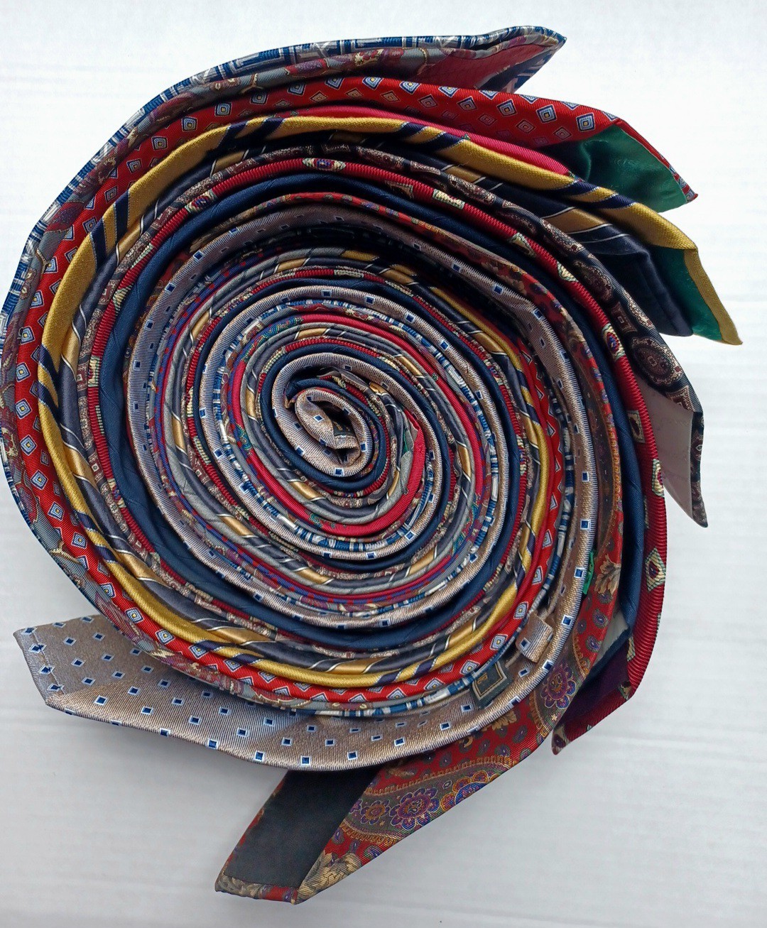 Vintage Designer Silk Tie Lot Dior Polo Oscar Hilfiger Classic Width 12pc thumbnail 3