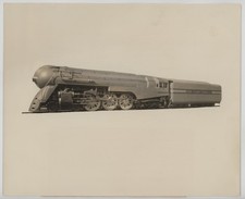 Vintage 1938 NY Central Railroad 20th Century Ltd. Dreyfuss Streamliner Photo