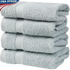 Turkish Cotton Bath Towels Set Soft Absorbent Quick Dry Washcloths Spa Gym Baby