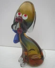 Vintage Murano Glass Dog Figurine