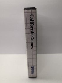 Authentic SEGA California Games BLUE LABEL Sega Master System NO MANNY TESTED US