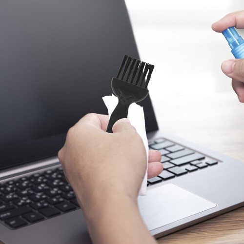 Anti-static Brush Kit Computer Cleaning Office Keyboard Multi-purpose Mini - Afbeelding 3 van 12