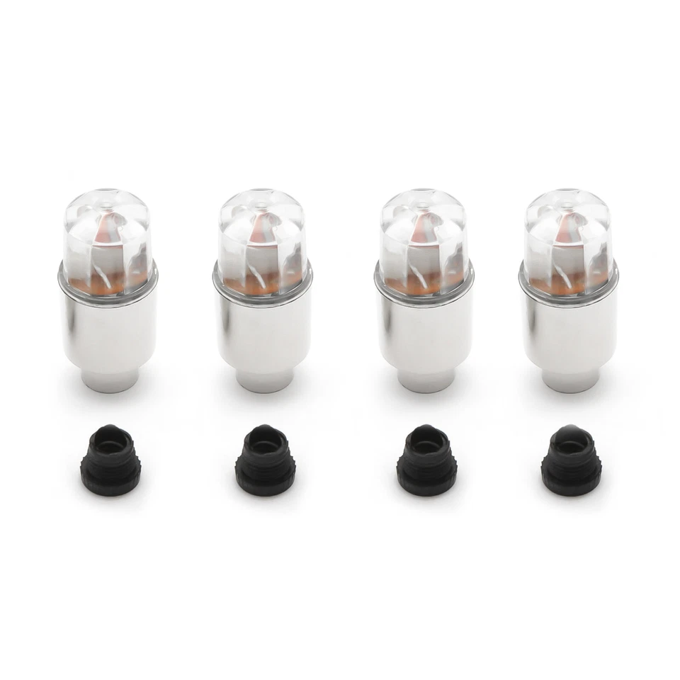 Para Audi A4 A3 A5 A6 TT RGB LED Neumático Válvula Vástago Flash Tapa Rueda Luz Lámparas Foto 2 de 4
