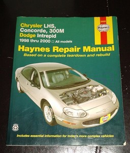 Haynes Repair Manual Chrysler Dodge 1998 2000 Lhs Concorde 300m Intrepid 25026 Ebay