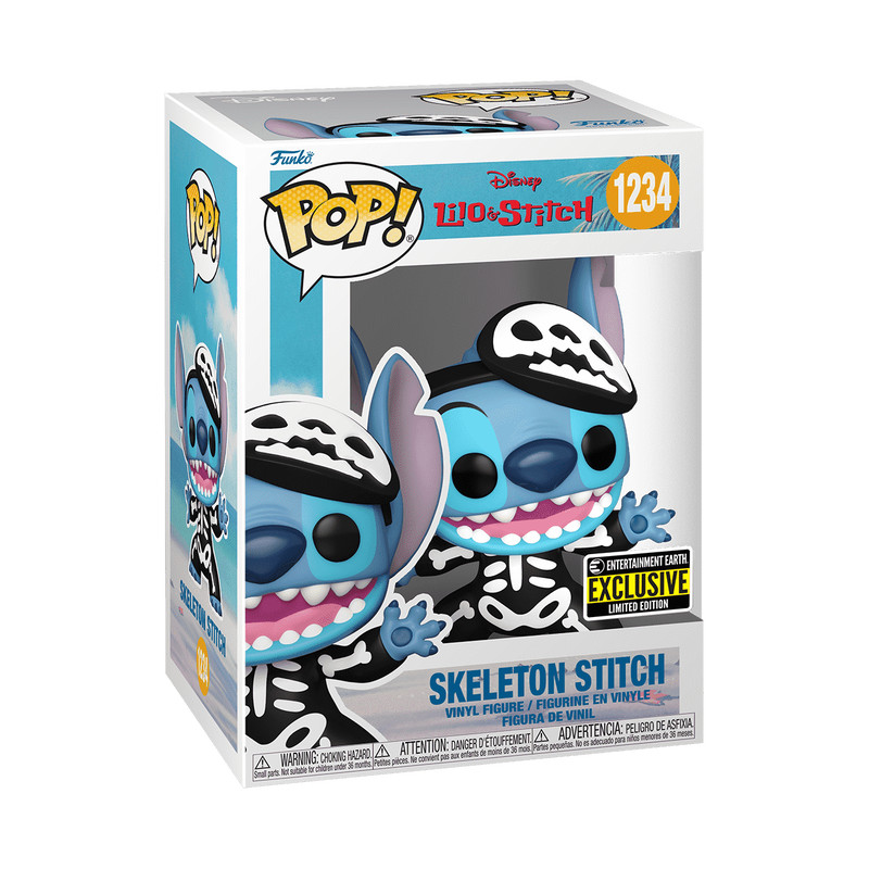 Thumbnail - Funko Pop Disney: Lilo & Stitch - Skelett Stich 1234 Ee Exclusive