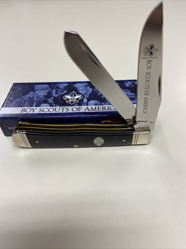 CASE XX 18056 BOY SCOUTS OF AMERICA BLACK SYNTHETIC TRAPPER SS