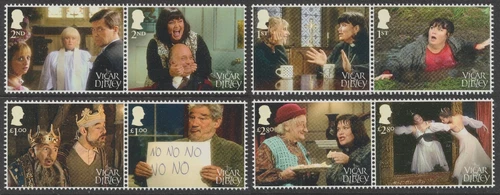 GB 5261-5268 The Vicar of Dibley set 8 MNH 2024