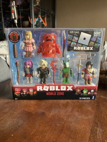 Paquete de 6 figuras Roblox World Zero Action Collection - Wave 8 (con 500 ROBUX GRATIS) - Imagen 1 de 2