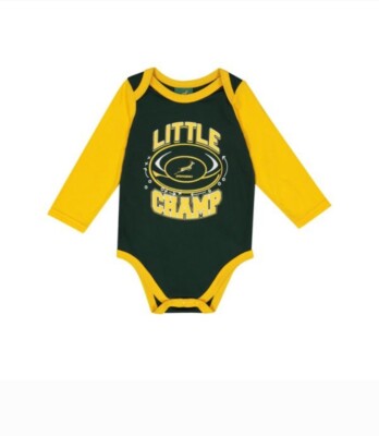 Springbock lizenzierter Babybuch Schlafanzug südafrikanischer Rugby Strampler, Strampler