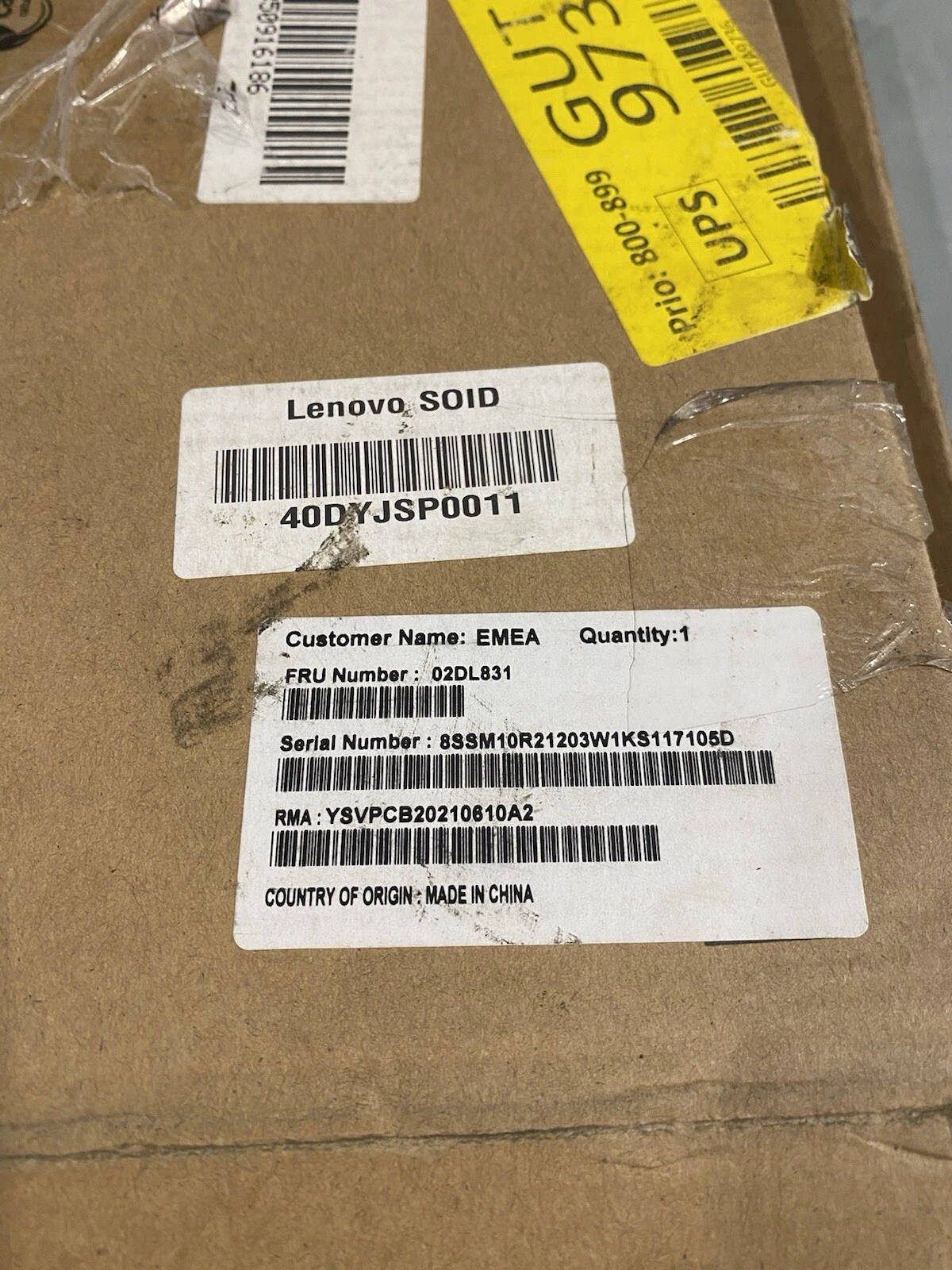 Lenovo ThinkPad L390 Yoga i7-8565U Motherboard LKL-2 MB 18724-1M Untested 12