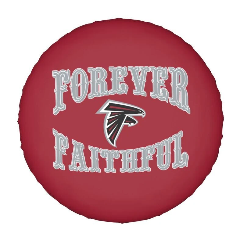 Atlanta Falcons Auto Car Tire Cover Forever Faithful Spare Tire Cover