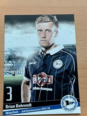 Brian Behrendt - Arminia Bielefeld - Autogrammkarte original signiert - #S2427