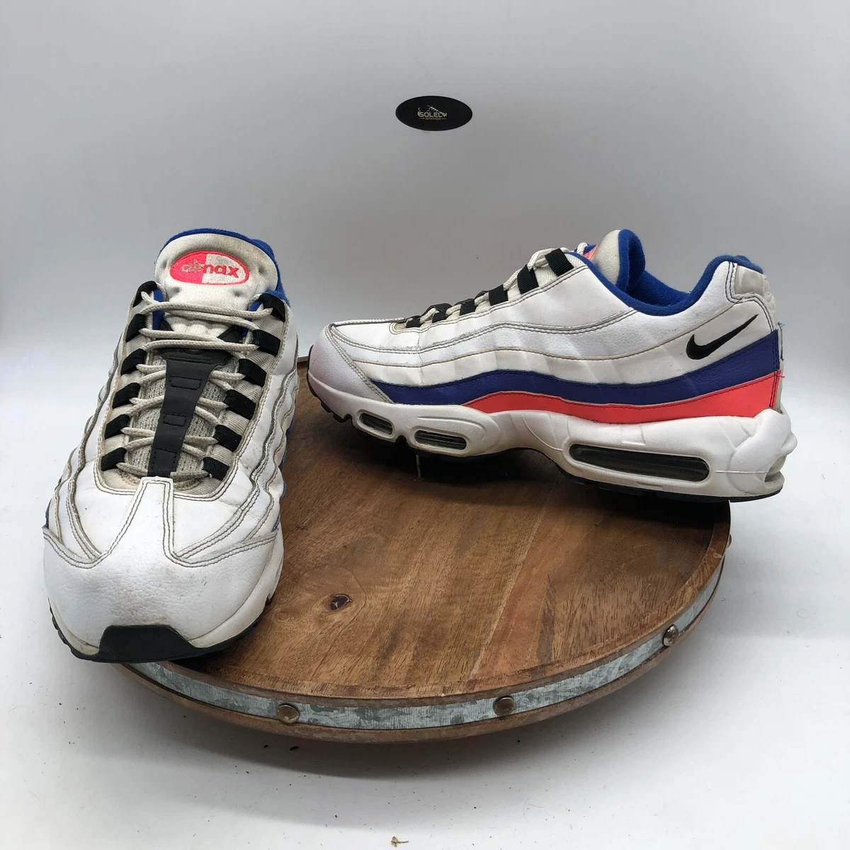 Nike air max 95 top essential trainers in white 749766-106