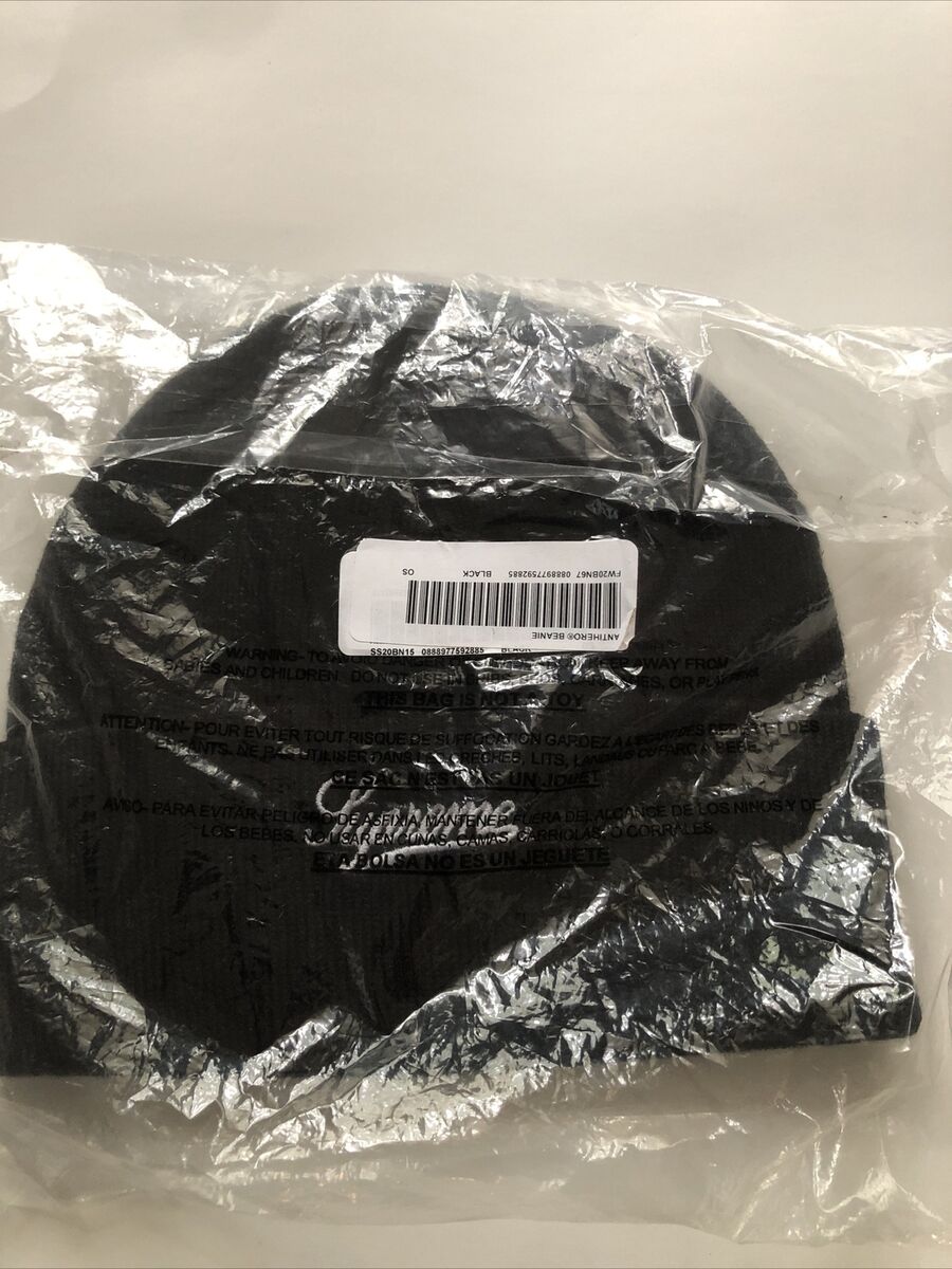 Supreme Antihero Beanie Cap Black FW20 Supreme New York 2020