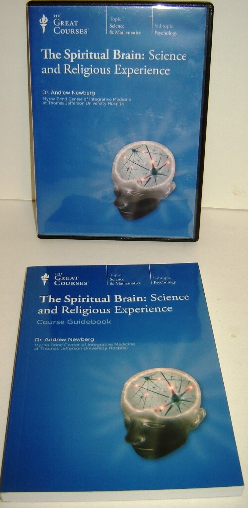 Great Courses 4 DVDs and Book The Spiritual Brain Science Meets Religious Experience