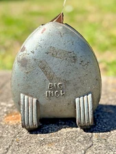 Vintage Big Inch Art Deco Tape Dispenser Streamlined Tear Drop Atomic Era Rare