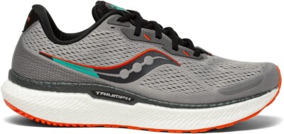 Saucony  Men's 12.5 M Triumph 19 Running Shoes in Alloy/Fire