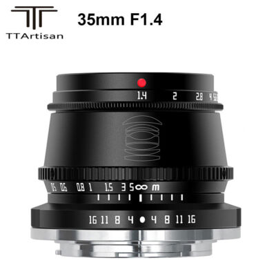 US TTArtisan 35mm F1.4 APS-C Prime Lens for Sony E Mount Manual Mirrorless Lens