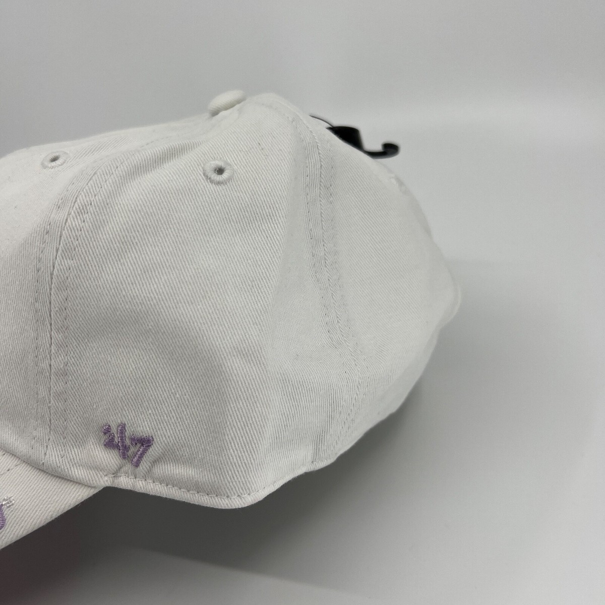 Genuine College Product 47 Brand  White Georgia Cap Embroidered Logo 47 Brand Cap NCAA Georgia Bulldogs  main image 3