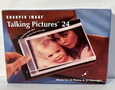 Sharper Image Talking Pictures 24 Album for 24 Photos  24 Messages Brand New 