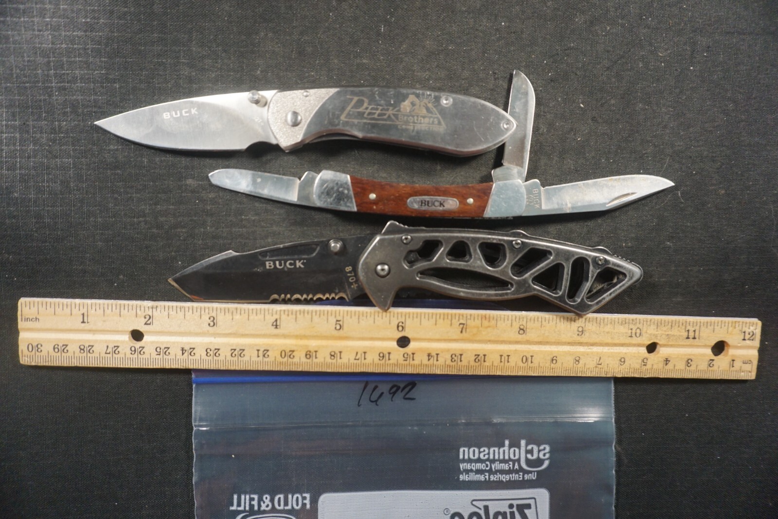 1692 Three Buck pocket knives eBay