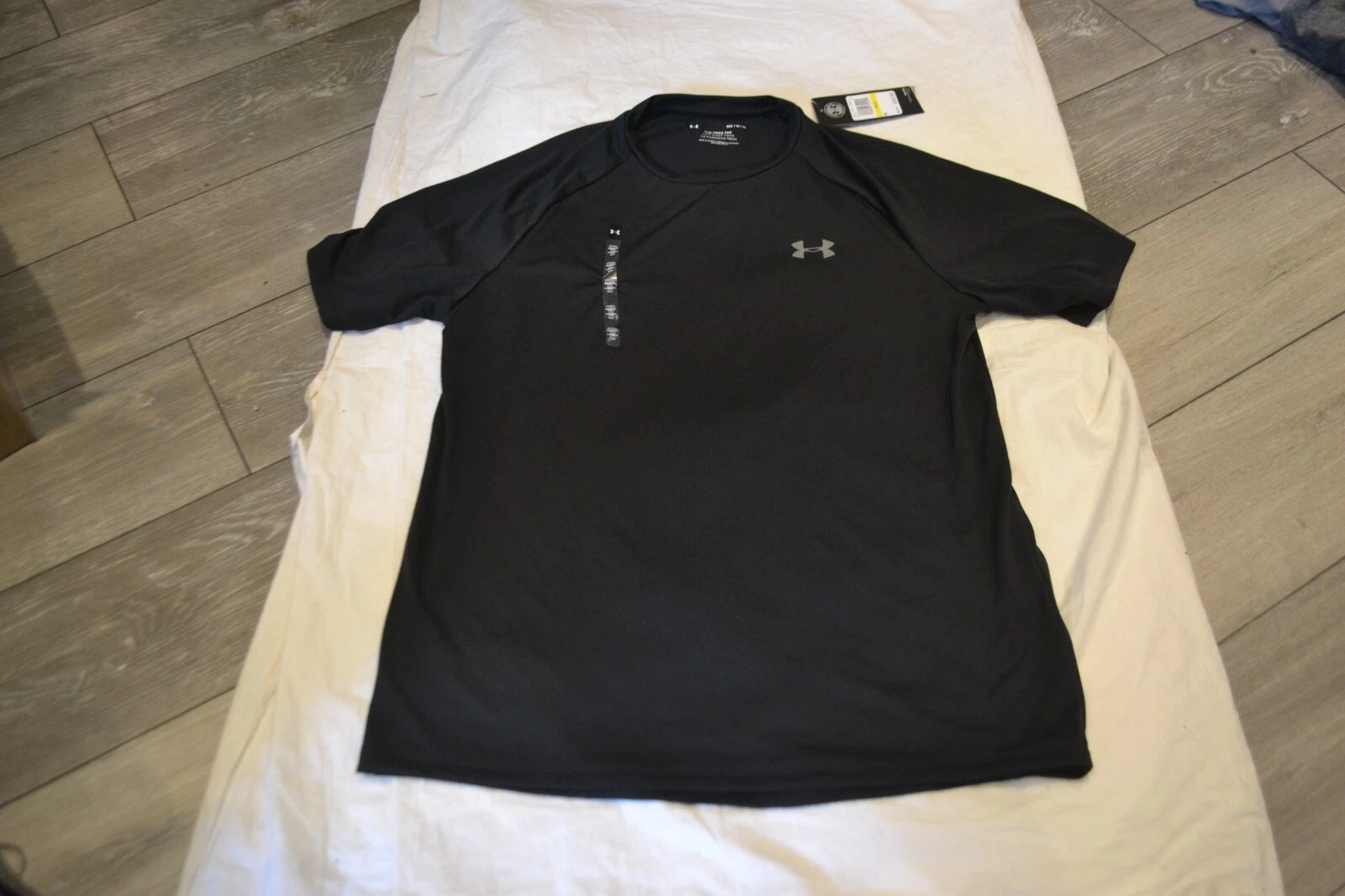 Under Armour Tech T 2.0 Mens Active Shirts & Tees SZ LARGE LG L GRAY