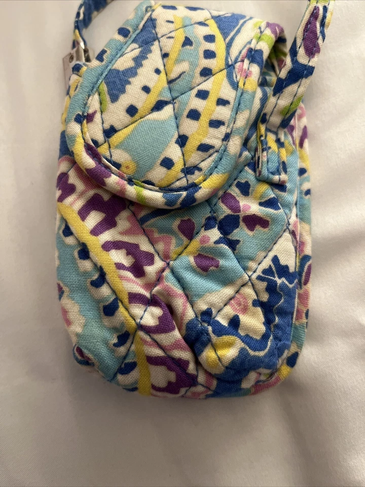 复古 VERA BRADLEY Capri 蓝色手机腕带保护壳 已退回 — 第 2/4 张图片