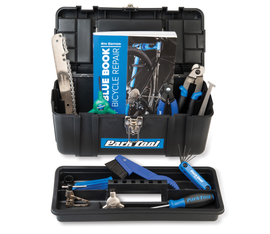 Park Tool SK-4 Home Mechanic Starter Kit, Tool Box and Bicycle Repair manual