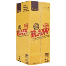 Raw Classic Cones  - (Size: 1-1/4) - 900ct Box