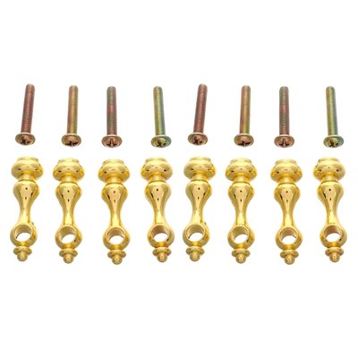 8pcs Metal Furniture Connectors Post Bolts for Glass Railing Cabinet Use