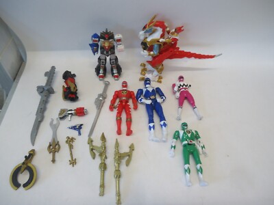 Power Rangers Lot Modern Action Figures With Accessories Fury Dragon Gaoranger