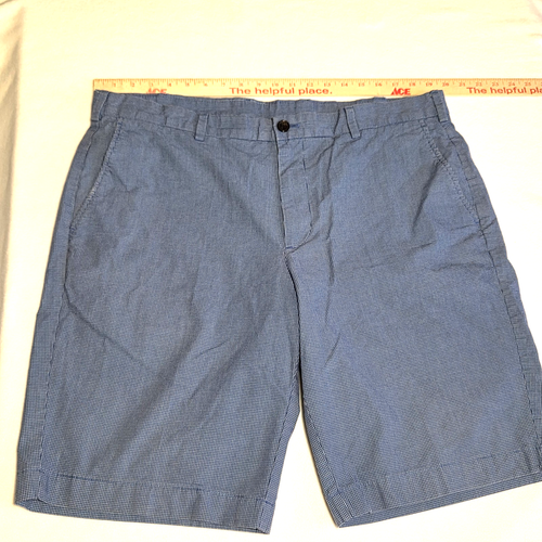 Brooks Brothers Shorts Men's 40 Blue Check Preppy 11" inseam Golf Casual - Picture 3 of 5