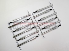 Sbf Ford Chrome Short T-bar Wing Nut Valve Cover Set 12pc Bolt Stud 289 302 351w