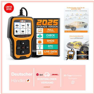 Auto OBD2 Diagnosegerät für nach 1996 - Schwarz/Gelb