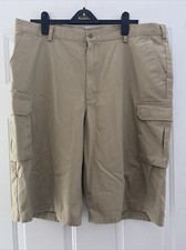 Lands' End Men s Khaki Cargo Shorts - Size 40 - 12.5" Inseam