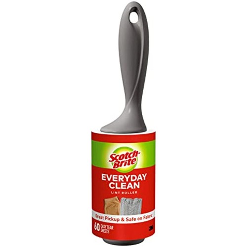 Scotch-Brite Lint Roller, Works Great on Pet Hair, 60 Sheets - Bild 1 von 8