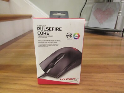 BRAND NEW FACTORY SEALED HYPERX PULSEFIRE CORE HX-MC004B-B GAMING MOUSE