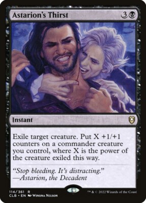 Astarion's Thirst, Gale X Astarion OFFICIAL Baldur's Gate MTG Card | eBay Astarion's Thirst, Gale X Astarion OFFICIAL Baldur's Gate MTG Card | eBay