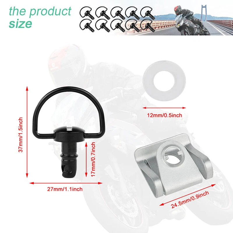 Fit For Ducati 749/916/996/998/999 Universal 17mm Fairing Bolts Studs Screw Kits - Image 4 of 4
