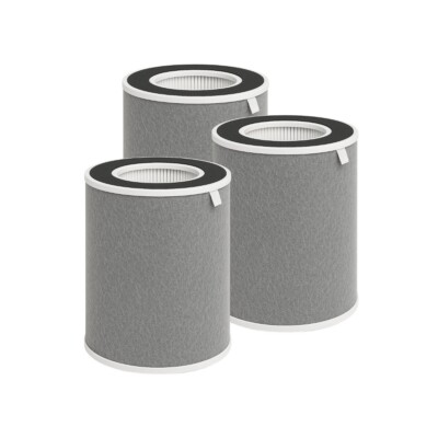 Nispira HEPA Carbon Filter For Air Purifier Shark HP200 HP202 HC502 HC501 3 Pk