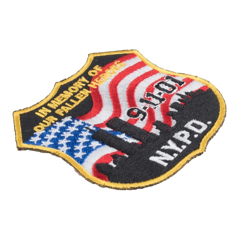 NYPD 9-11 In Memory US Flag Patch, 9-11 Patches | eBay