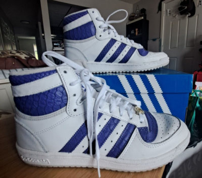 Size 8 - adidas Top Ten RB White Purple | eBay display picture 1