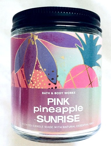 pineapple sunrise candle