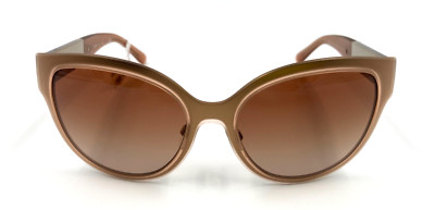 *NEW* BURBERRY B3087 1218/13 SUNGLASSES - MATTE GOLD BRONZE/BROWN GRADIENT