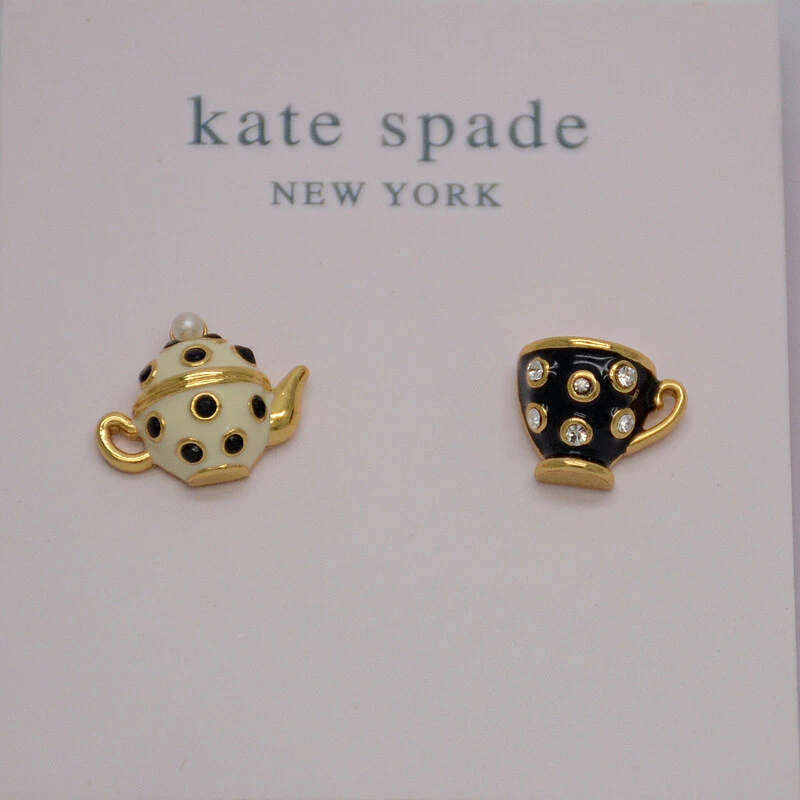 Kate spade teapot earrings deals