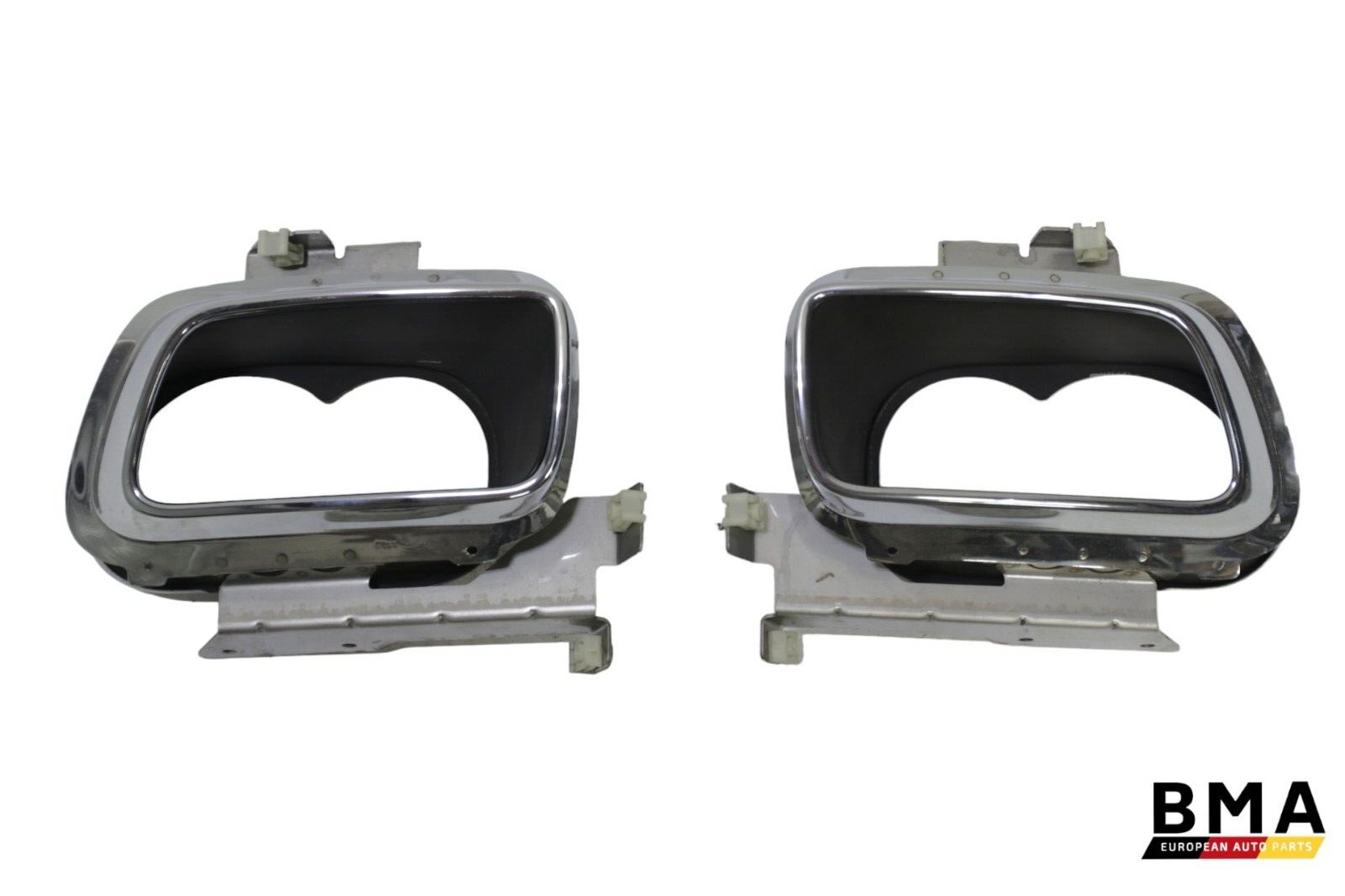 Rolls Royce Cullinan Rear Left & Right Chrome Exhaust Tips Pair 2019 - 2023 OEM
