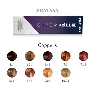 PRAVANA Chroma Silk & Keratin Protein Hair Color 3oz NEW! (CHOOSE YOURS)