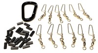 Texas Style Decoy Rigs Diy Kit. 12 Swivels 25 Crimps 1 Carabiner. Duck Hunting Texas Style Decoy Rigs Diy Kit. 12 Swivels 25 Crimps 1 Carabiner. Duck Hunting