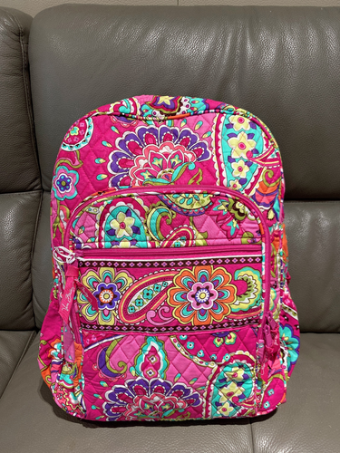 NEW Vera Bradley Pink Swirls red campus 